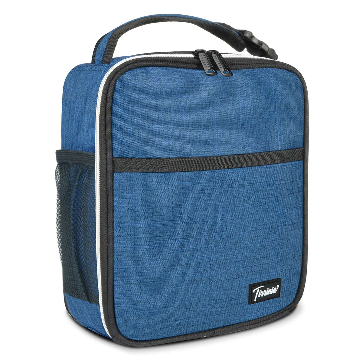 Tirrinia Solid Color Insulated Lunch Cooler Bag side view