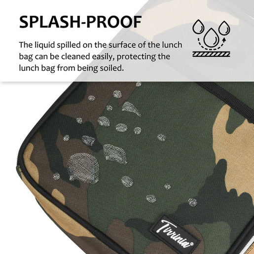 Tirrinia Small Camo Lunch Bag