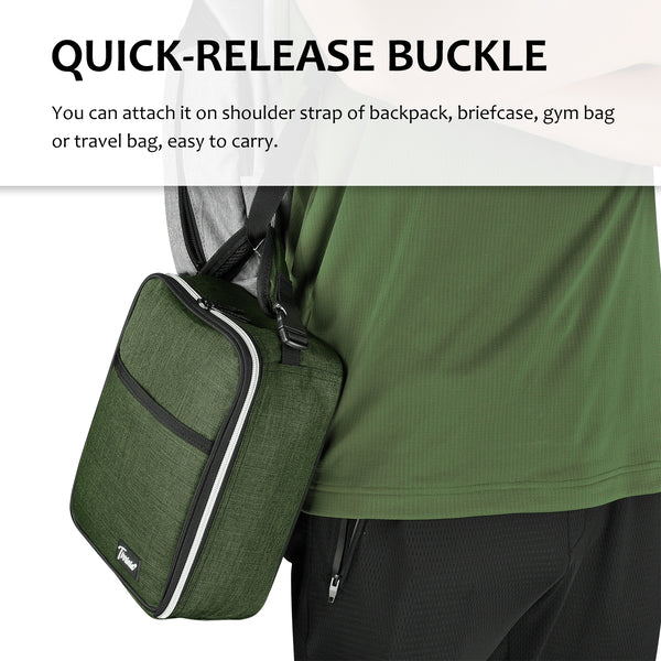 Tirrinia Solid Color Insulated Lunch Cooler Bag