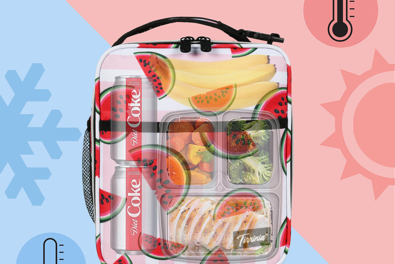 Tirrinia Solid Color Insulated Lunch Cooler Bag