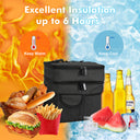 Tirrinia Large Double-Layer Insulated Lunch Bag with Pocket product image 11