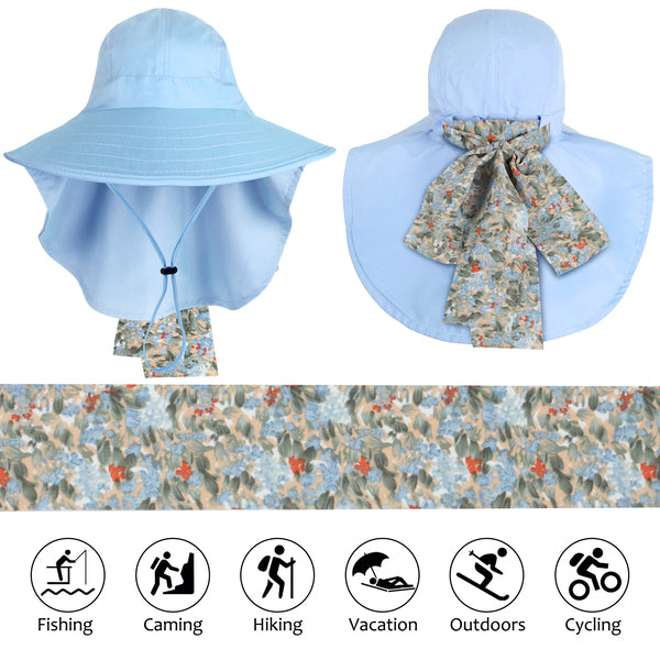 Tirrinia Women's Floral Ribbon Hat for Summer product image 5