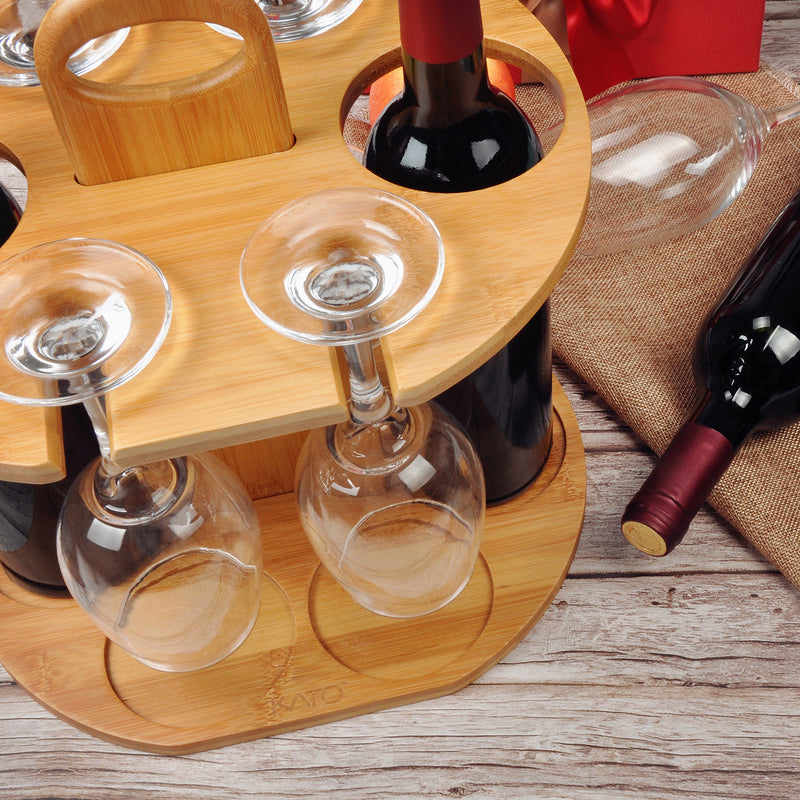 Tirrinia Bamboo Wine Bottle Holder