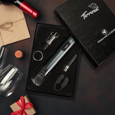 tirrinia wine opener gift set