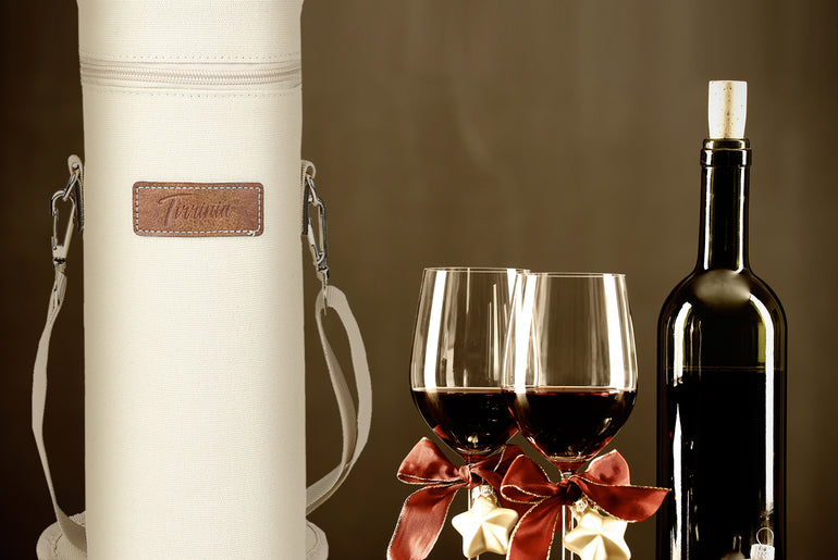 Tirrinia Single Portable Wine Tote Bag for BYOB Restaurants