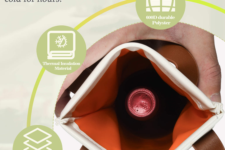 Tirrinia Single Wine Bottle Carrier for Gift