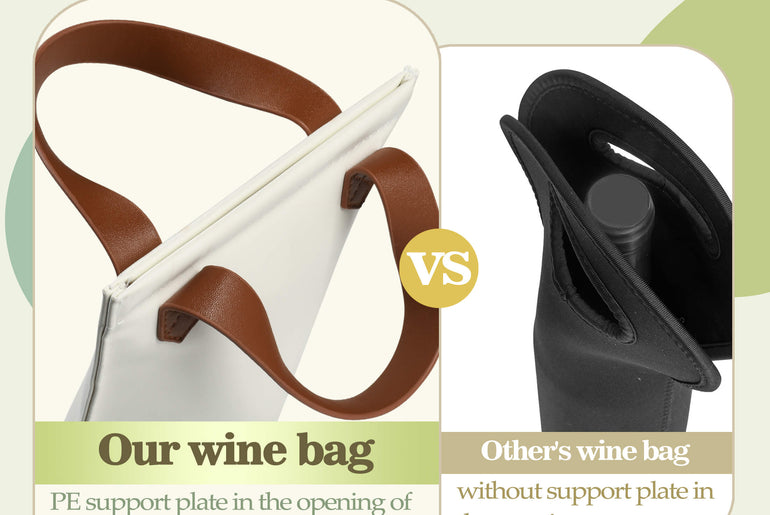 Tirrinia Single Wine Bottle Carrier for Gift