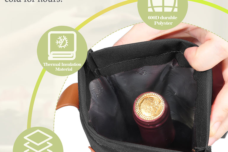 Tirrinia Single Wine Bottle Carrier for Gift