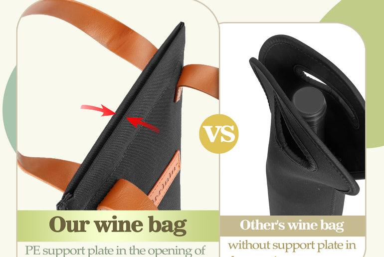 Tirrinia Single Wine Bottle Carrier for Gift