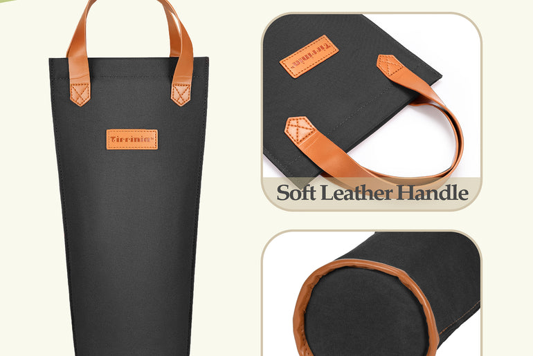 Tirrinia Single Wine Bottle Carrier for Gift