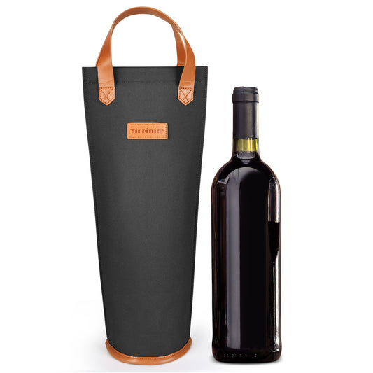 Tirrinia Single Wine Bottle Carrier for Gift