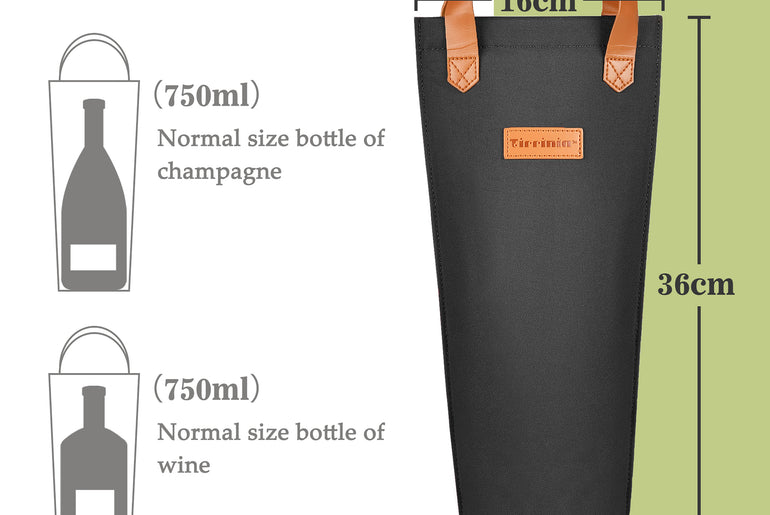 Tirrinia Single Wine Bottle Carrier for Gift