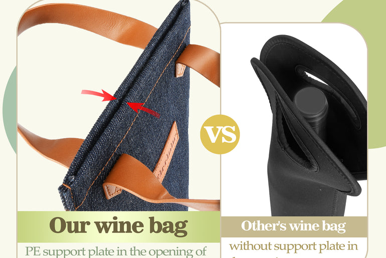 Tirrinia Single Wine Bottle Carrier for Gift