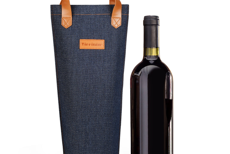 Tirrinia Single Wine Bottle Carrier for Gift