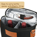 Tirrinia 2 Bottle Wine Carrier for Picnic