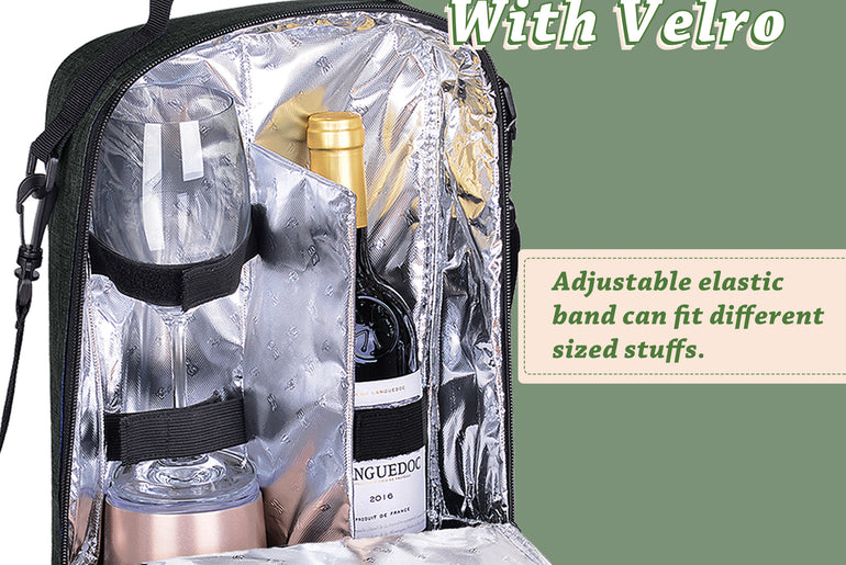 Tirrinia 2 Bottle Wine Cooler Bag For Park