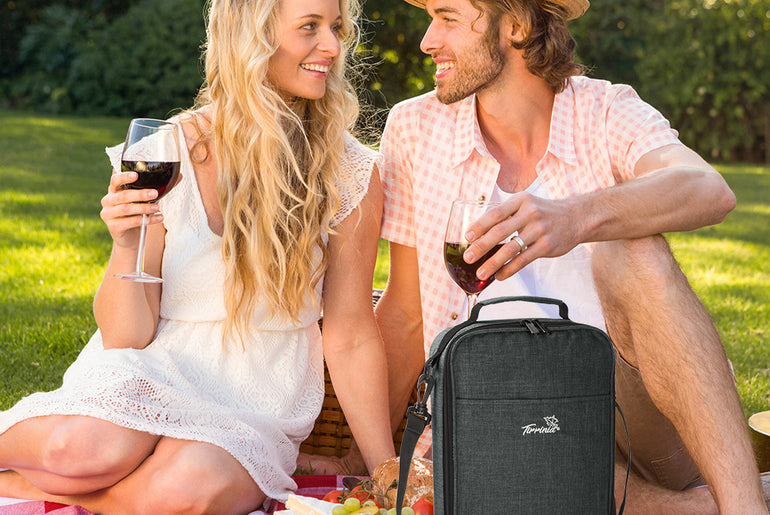 Tirrinia 2 Bottle Wine Cooler Bag For Park