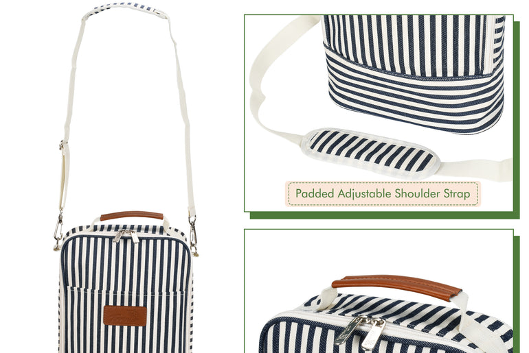 Tirrinia 2 Bottle Wine Cooler Bag For Park