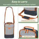 Tirrinia 2 Bottle Wine Carrier Bag for Picnic product image 22