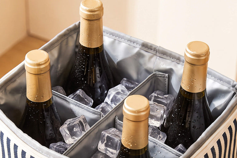 Tirrinia 4-Bottle Insulated Wine Carrier — Picnic-Ready, Leakproof & Stylish
