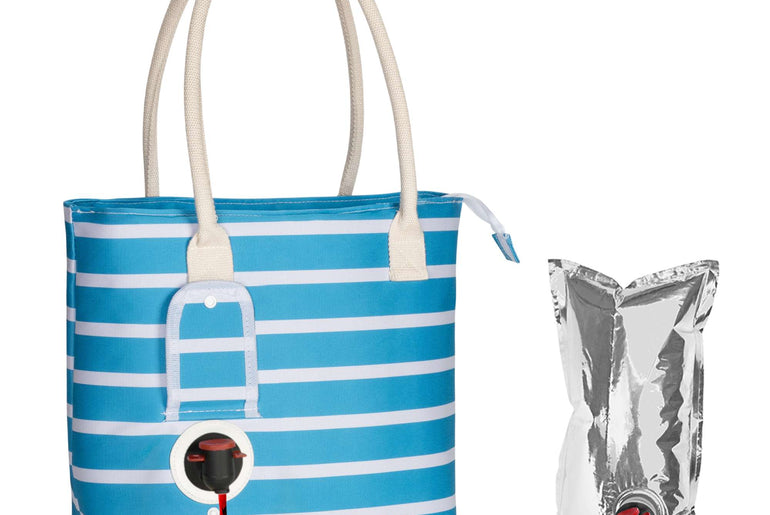 1.5L Wine Purse with Hidden Spout & Wine Bladder – Insulated Wine Tote Bag, Reusable Wine Travel Bag for Picnics, Beach & Parties
