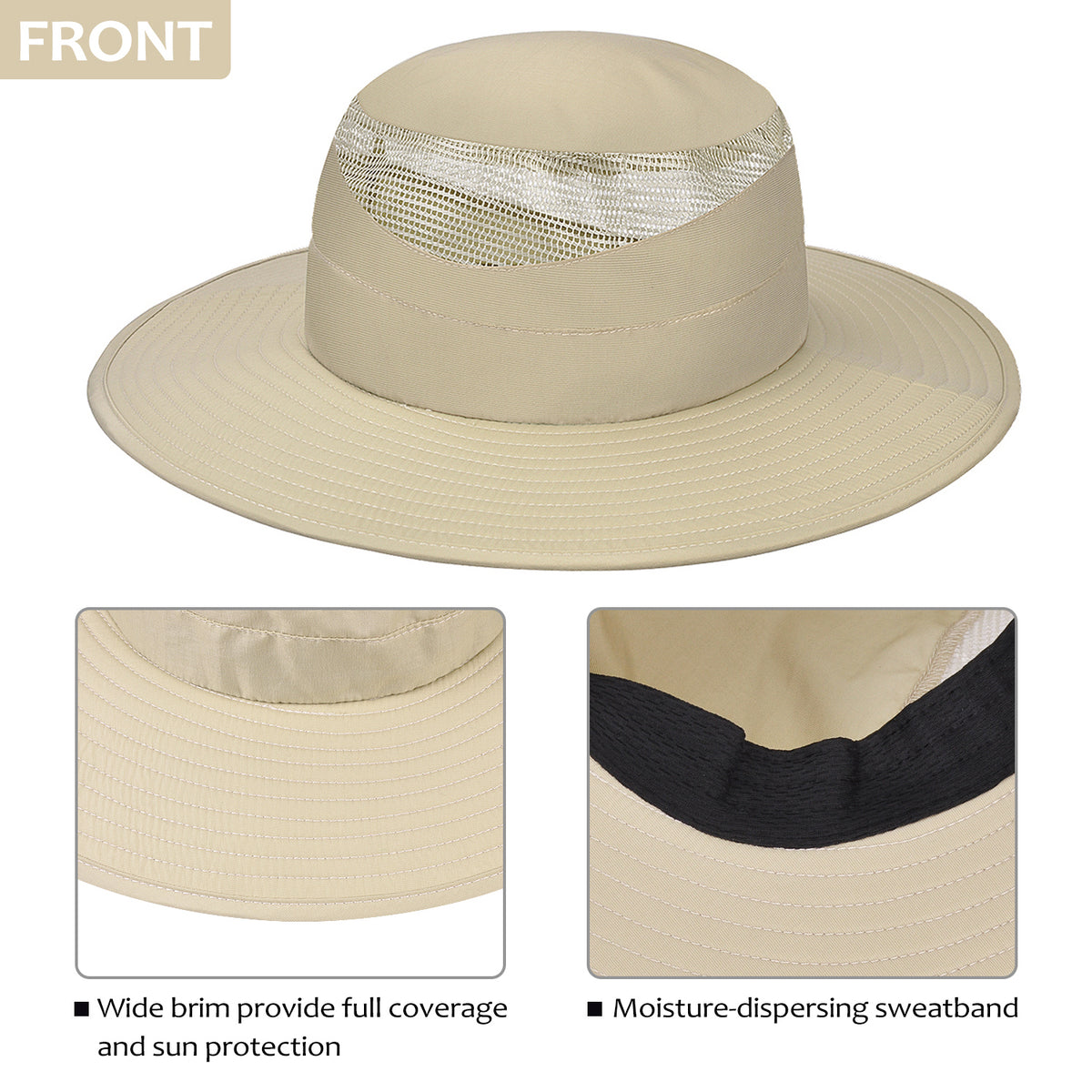 Tirrinia Men's Fishing Hat for Big Heads product image 24