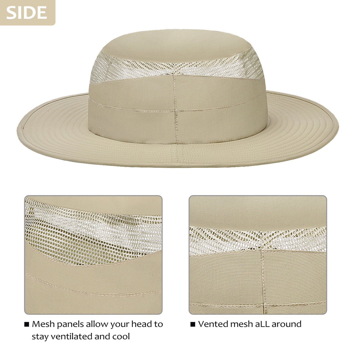Tirrinia Men's Fishing Hat for Big Heads product image 25