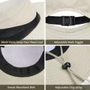 Tirrinia Women's Sun Hat Extra Wide Brim detail view