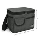 Kato By Tirrinia Medium Size Adult Lunch Bag with 4 Pockets size chart