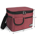 Kato By Tirrinia Medium Size Adult Lunch Bag with 4 Pockets size chart