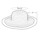 Tirrinia Womens Striped Straw Hat for Summer product image 13