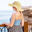 Tirrinia Womens Striped Straw Hat for Summer product image 11