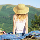 Tirrinia Womens Striped Straw Hat for Summer product image 19