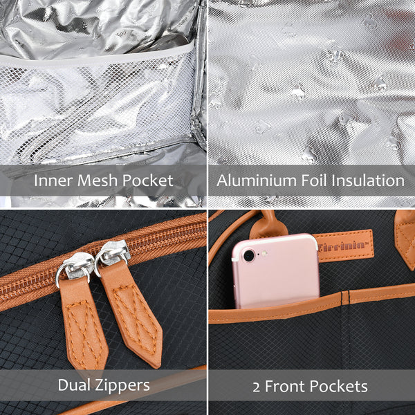 Tirrinia Lunch Cooler Bag for Women back view