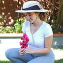 Tirrinia Women's Sun Hat Extra Wide Brim front view