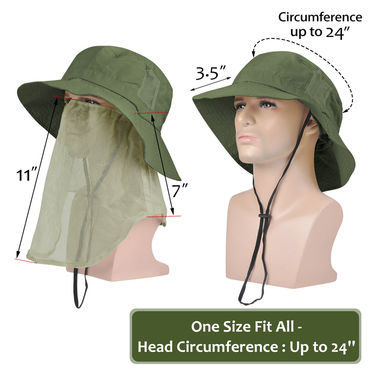 Tirrinia Mask Hat back view